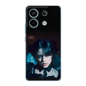 Чехлы Венсдей на Xiaomi Redmi Note 13 Pro Уэнсдей (AlphaPrint) (взгляд Уэнздей)