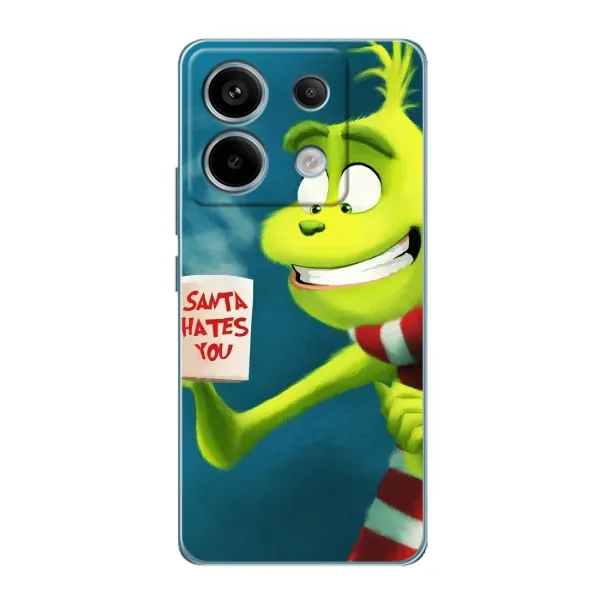 Чохол з принтом «Зелений Грінч» для Xiaomi Redmi Note 13 Pro