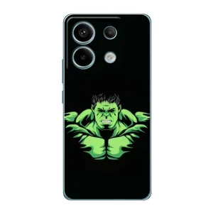 Чехлы с героями Марвел Xiaomi Redmi Note 13 Pro (4G) (VPrint) (Зелёный Халк)
