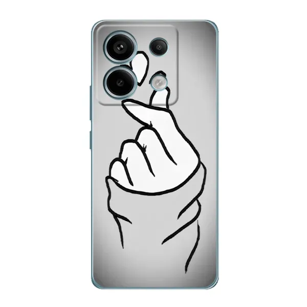 Чехол с принтом «Значок Love» для Xiaomi Redmi Note 13 Pro