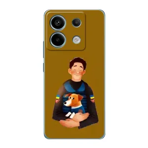 Чехлы с картинкой собаки Патрон для Xiaomi Redmi Note 13 Pro (4G) (AlphaPrint) (ЗСУ Патрон)