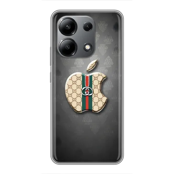 Чохол з принтом «Apple gucci» для Xiaomi Redmi Note 13 (4G)