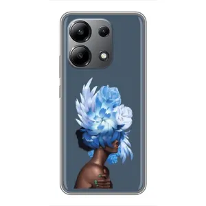 Чехлы (ART) Цветы на Xiaomi Redmi Note 13 (4G) (VPrint) (Квіти на голові)