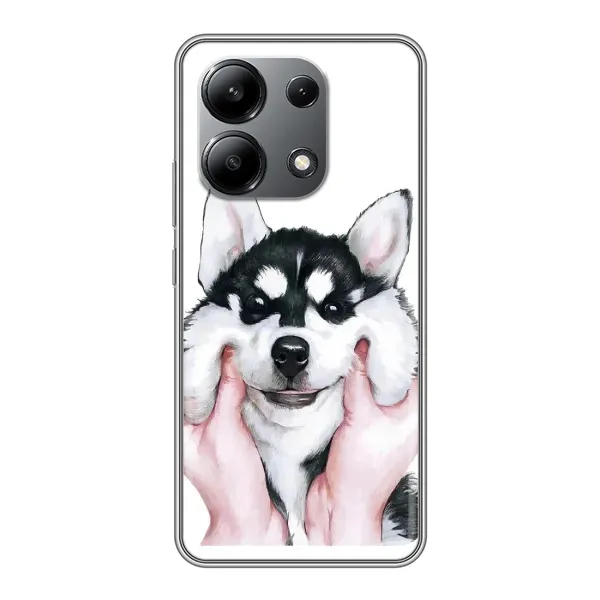 Чохол з принтом «Радісний Хаскі» для Xiaomi Redmi Note 13 (4G) Чохол з принтом «Радісний Хаскі» для Xiaomi Redmi Note 13 (4G)