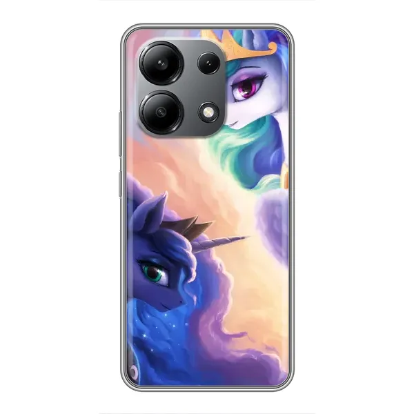 Чехол с принтом «Единорожки» для Xiaomi Redmi Note 13 (4G)