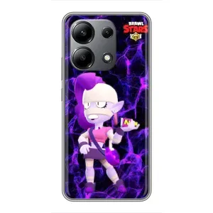 Чехлы Brawl Stars для Xiaomi Redmi Note 13 (4G) (AlphaPrint) (Эмз Бравл Старс)