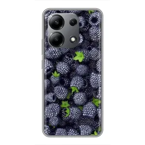 Чехлы с Фруктами для Xiaomi Redmi Note 13 (4G) (VPrint) (Ежевика)
