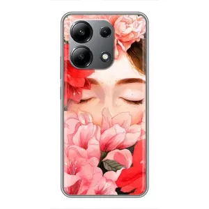 Чехлы (ART) Цветы на Xiaomi Redmi Note 13 (4G) (VPrint) (Очі в квітах)