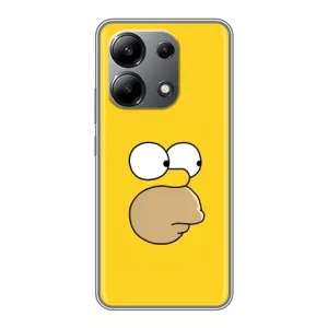 Чехол с Симпсонами для Xiaomi Redmi Note 13 (4G) (VPrint) (Гомер)