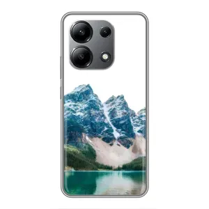 Силиконовый чехол с КАРТИНКАМИ лето для Xiaomi Redmi Note 13 (4G) (AlphaPrint) (Гори)