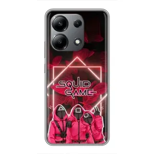 Чохол Гра в кальмара для Xiaomi Redmi Note 13 (4G) (Охоронці Гра кальмара)