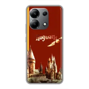 Чехлы с Гарри Поттером для Xiaomi Redmi Note 13 (4G) (AlphaPrint) (Hogwarts)
