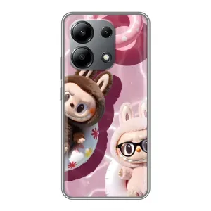 Чохол з Лабубу на Xiaomi Redmi Note 13 (4G) (Іграшка Лабубу)
