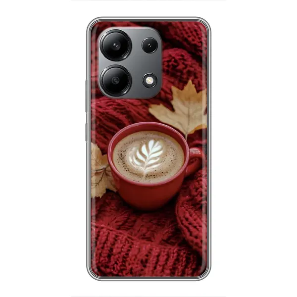 Чехол с принтом «Кофе на пледе» для Xiaomi Redmi Note 13 (4G)