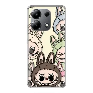 Чохол з Лабубу на Xiaomi Redmi Note 13 (4G) (Золота мавпа Bored Ape)