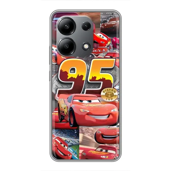Чохол з принтом «Колаж Блискавка Маквін» для Xiaomi Redmi Note 13 (4G)