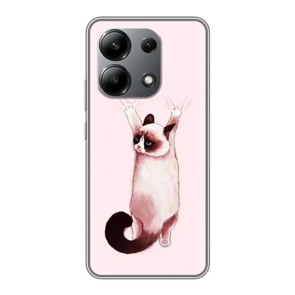 Чохол з принтом «Котик падає» для Xiaomi Redmi Note 13 (4G)