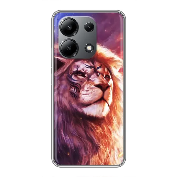 Чохол з принтом «Красочний Лев» для Xiaomi Redmi Note 13 (4G)