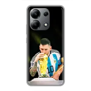 Чехлы для Xiaomi Redmi Note 13 (4G) (Leo чемпион) (AlphaPrint) (Кубок Месси)