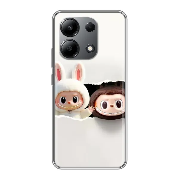 Чехол с принтом «Лабубу» для Xiaomi Redmi Note 13 (4G)