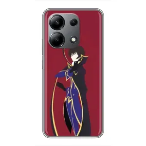 Чехлы Персонажи Аниме Наруто для Xiaomi Redmi Note 13 (4G) (AlphaPrint) (Лелуш Ламперуж)