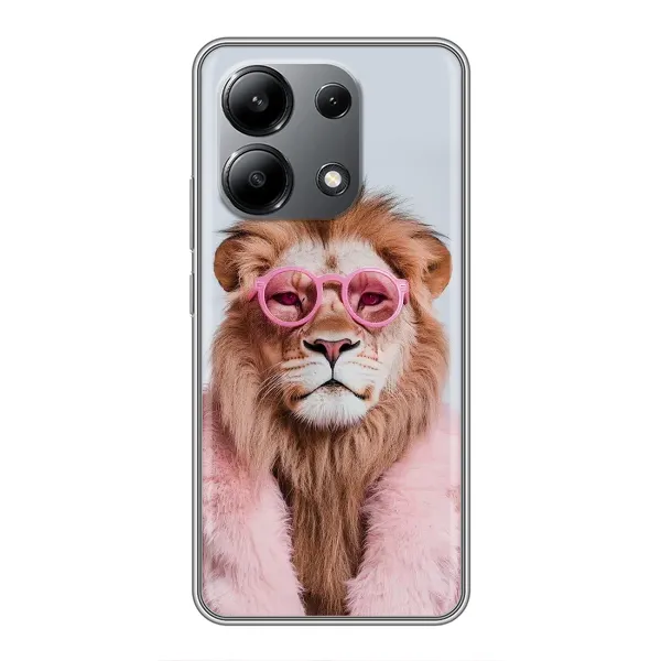 Чехол с принтом «Лев в очках» для Xiaomi Redmi Note 13 (4G) Чехол с принтом «Лев в очках» для Xiaomi Redmi Note 13 (4G)
