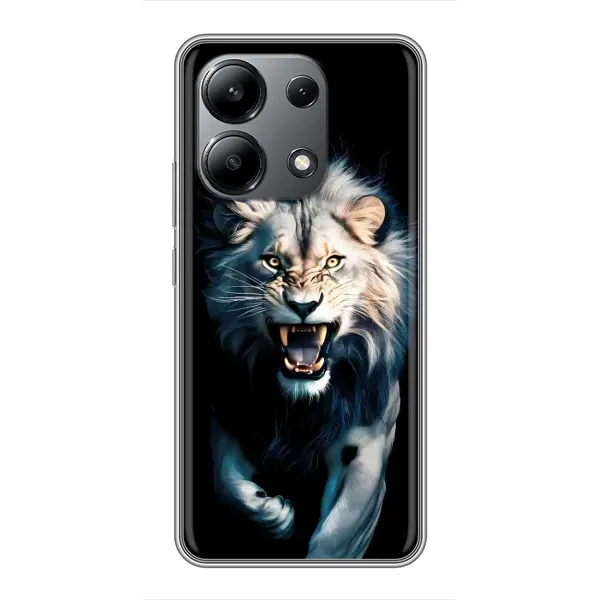 Чехол с принтом «Лев в темноте» для Xiaomi Redmi Note 13 (4G)