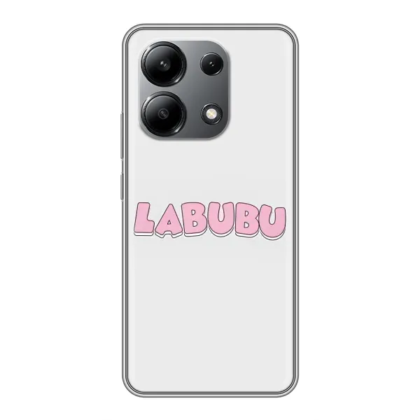 Чехол с принтом «Лого Лабубу» для Xiaomi Redmi Note 13 (4G)