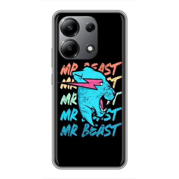Чехол с принтом «logo Mr beast» для Xiaomi Redmi Note 13 (4G)