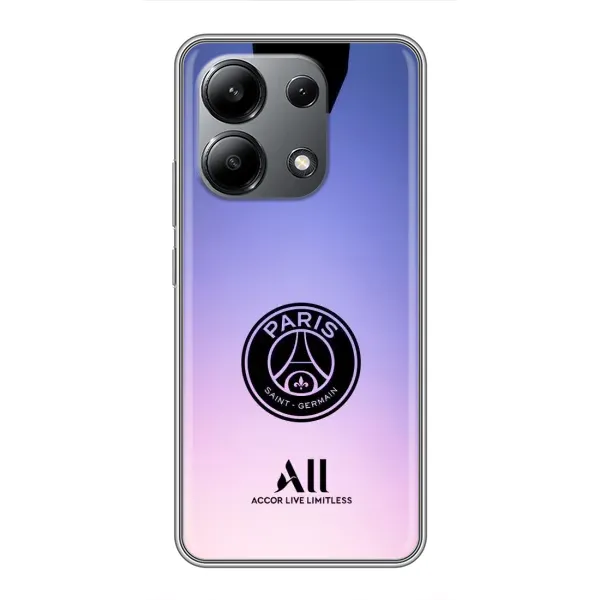 Чехол с принтом «лого PSG» для Xiaomi Redmi Note 13 (4G)