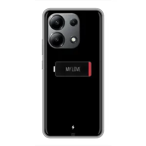 Чехлы для любимой на Ксяомі Рэдмі Нот 13 (4G) (VPrint) (Love battery)