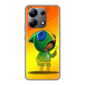 Чехол для Xiaomi Redmi Note 13 (4G) Бравл Старс (VPrint) (Мальчик Леон)