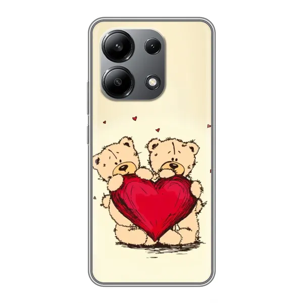 Чохол з принтом «Медвежата» для Xiaomi Redmi Note 13 (4G)