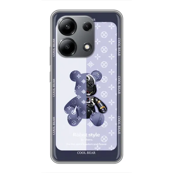 Чохол з принтом «Медведик LV» для Xiaomi Redmi Note 13 (4G)