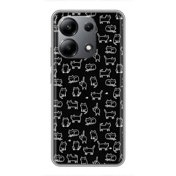 Чехол с принтом «Меленькие котики» для Xiaomi Redmi Note 13 (4G)
