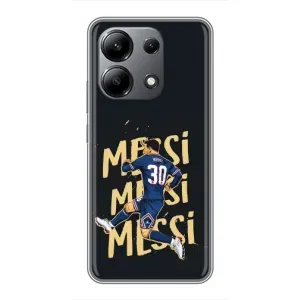 Чехлы для Xiaomi Redmi Note 13 (4G) (Leo чемпион) (AlphaPrint) (Messi ПСЖ)