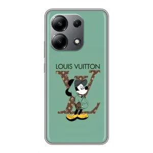 Чохли Луі Вітон для Xiaomi Redmi Note 13 (4G) (AlphaPrint - LOUIS VUITTON) (Міккі Маус LV)