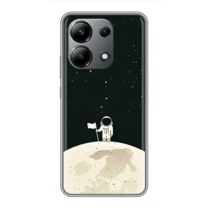 Космические Чехлы для Редми Нот 13 (4G) (VPrint) (На луне)