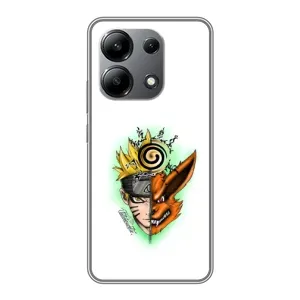 Naruto Anime Чехлы для Редми Нот 13 (4G) (AlphaPrint) (Наруто Курама)