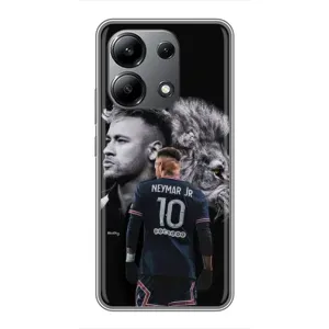 Чехол Неймар для Xiaomi Redmi Note 13 (4G) (AlphaPrint) (Неймар Лев)
