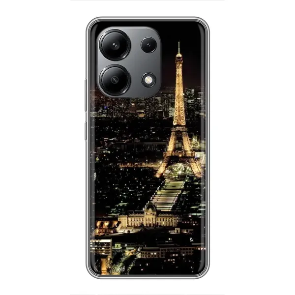 Чохол з принтом «Нічний Париж» для Xiaomi Redmi Note 13 (4G)