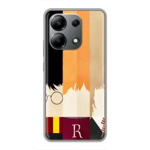 Чехлы с Гарри Поттером для Xiaomi Redmi Note 13 (4G) (AlphaPrint) (обложка Гарри Поттера)