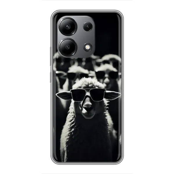 Чехол с принтом «Овечка в очках» для Xiaomi Redmi Note 13 (4G) Чехол с принтом «Овечка в очках» для Xiaomi Redmi Note 13 (4G)