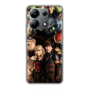 Чохол як приборкати дракона на Xiaomi Redmi Note 13 (4G) (Персонажі дракона)