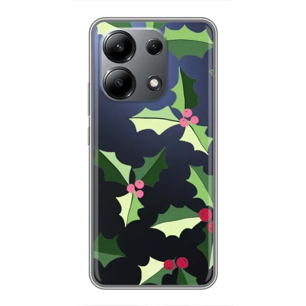 Чохол з принтом «Різдвяний фон» для Xiaomi Redmi Note 13 (4G)