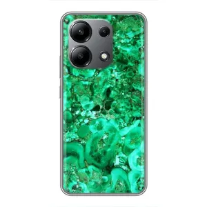 Мраморный чехол на Xiaomi Redmi Note 13 (4G) (VPrint) (Салатный Мрамор)