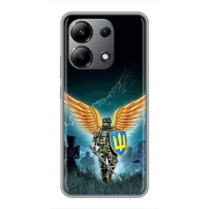 Чехлы с картинкой ЗСУ для Xiaomi Redmi Note 13 (4G) (AlphaPrint) (Солдат ЗСУ)