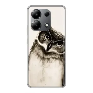 Чехол с птицами на Xiaomi Redmi Note 13 (4G) (VPrint) (Сова)