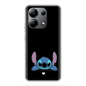 Чохол з принтом Стіч на Xiaomi Redmi Note 13 (4G) (Стіч на чорному)