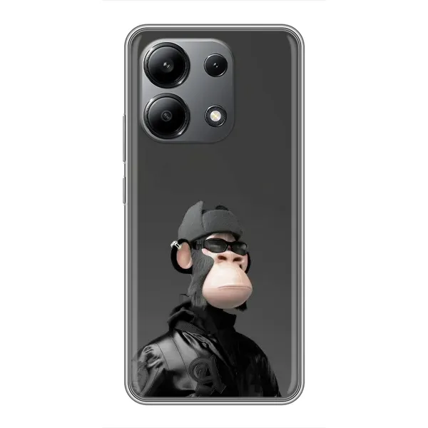 Чохол з принтом «стильна мавпа NFT» для Xiaomi Redmi Note 13 (4G)